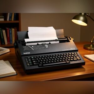 Vintage Brother SX-14 Portable Typewriter 5000 Char Memory Self-Correcting EUC